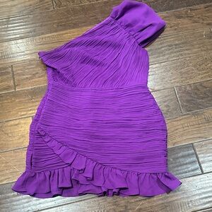 Express Vibrant Purple Holiday Christmas‎ or New Years Dress